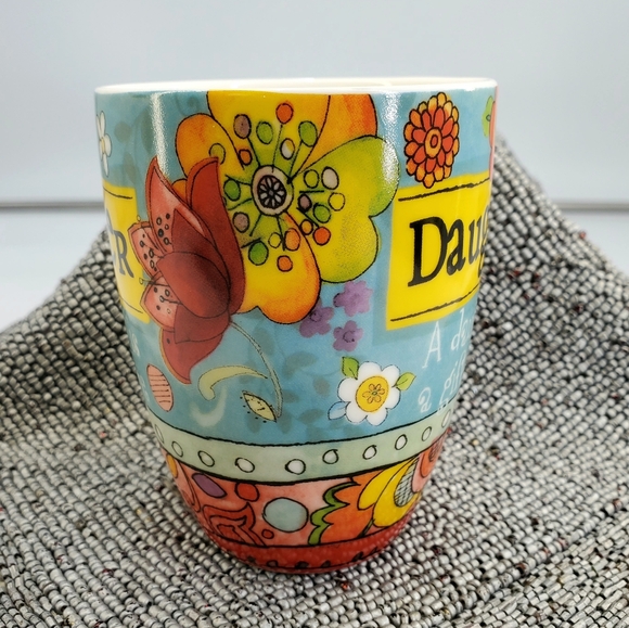 SUE ZIPKIN Ceramic DAUGHTER Coffee Mug A Daughter Is A Gift Of Love (C22) - Picture 3 of 9